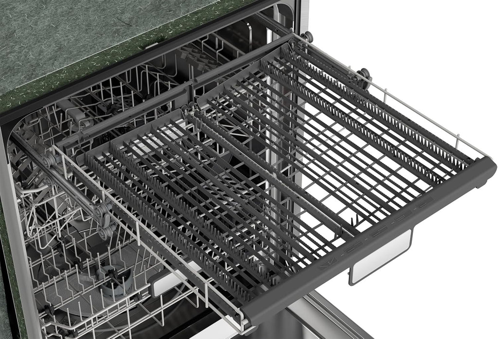 SHARP SDW6767HS Smart Dishwasher | Alexa Compatible with LED Interior & Adjustable Third Rack (Stainless Steel)