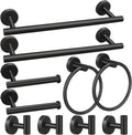 10-Piece Bathroom Hardware Set | Towel Bars, Toilet Paper Holder, Towel Rings & Robe Hooks