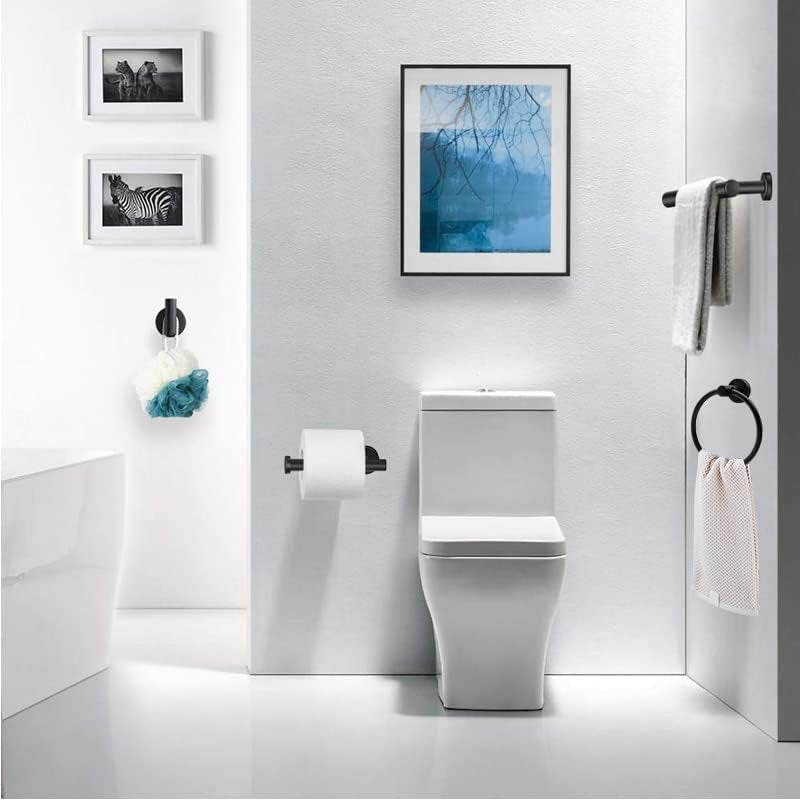 10-Piece Bathroom Hardware Set | Towel Bars, Toilet Paper Holder, Towel Rings & Robe Hooks