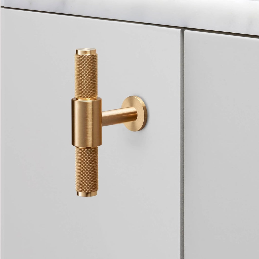 Buster + Punch T-Bar / Cross Cabinet Pull | Solid Brass Architectural Hardware