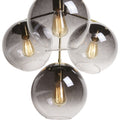 Kamara 4 Light Brass Chandelier 24.75 Inch Modern Glass Globe Ceiling Light Sunpan Designer Fixture