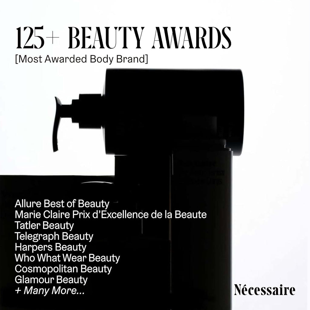 Nécessaire The Body Lotion 450mL | Fragrance-Free Multi-Peptide Firming Moisturizer with 2.5% Niacinamide