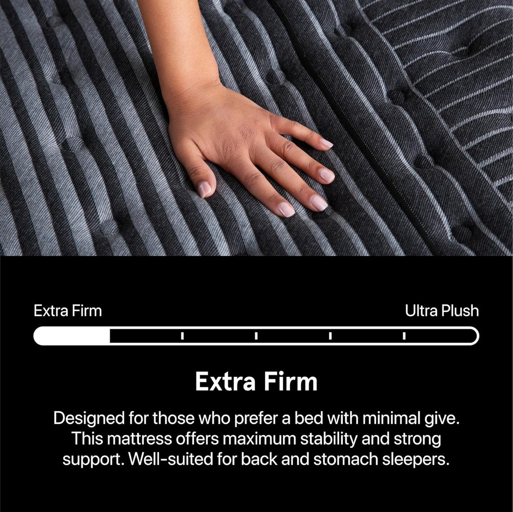 Beautyrest Black Series One 13.5” Extra Firm Queen Mattress | Cooling, Breathable Luxury Support