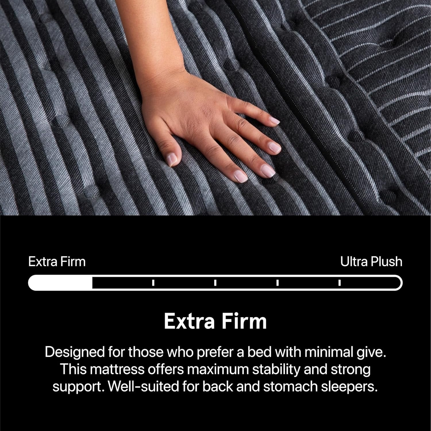 Beautyrest Black Series One 13.5” Extra Firm Queen Mattress | Cooling, Breathable Luxury Support