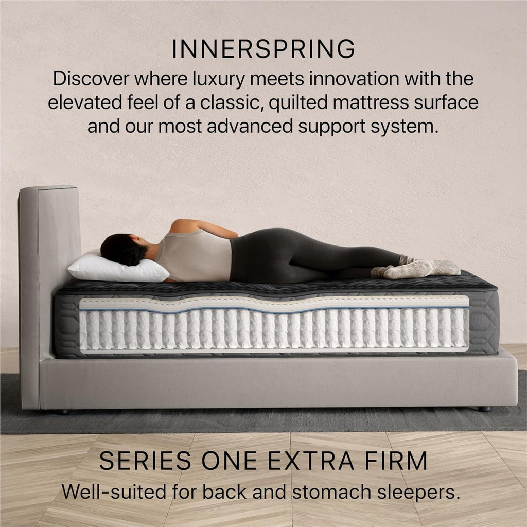 Beautyrest Black Series One 13.5” Extra Firm Queen Mattress | Cooling, Breathable Luxury Support