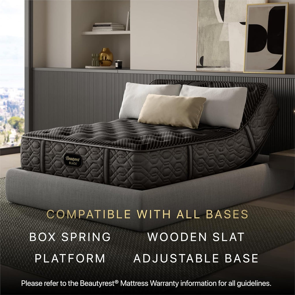 Beautyrest Black Series One 13.5” Extra Firm Queen Mattress | Cooling, Breathable Luxury Support