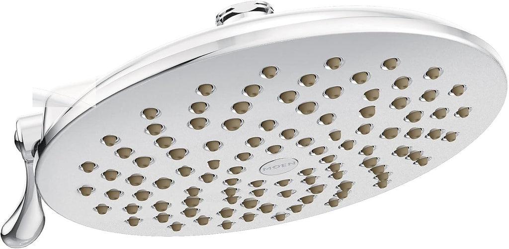 Moen Velocity 8” Rain Shower Head S6320 | Chrome Two-Function Showerhead with Immersion Technology