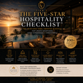 The Five-Star Hospitality Checklist™ · Tier 2 (Includes Tiers 1–2) · $97